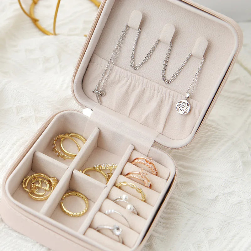 Compact Travel Jewelry Box