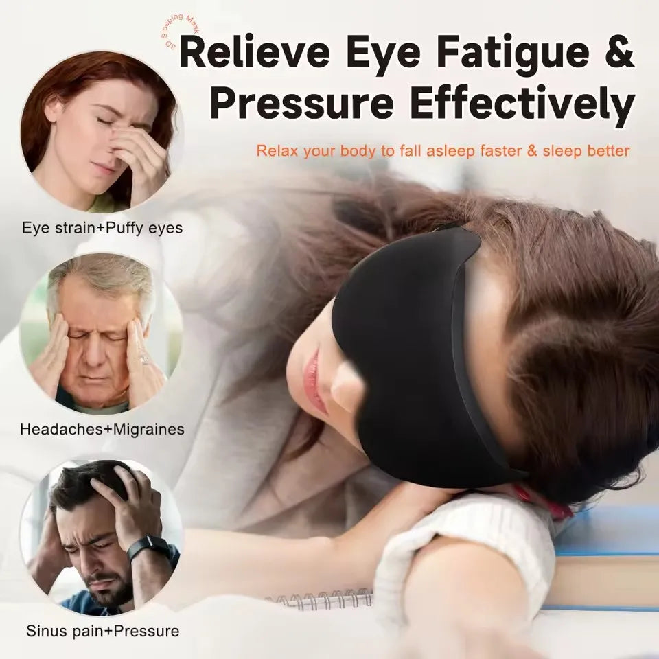 3D Sleep Mask for Travel