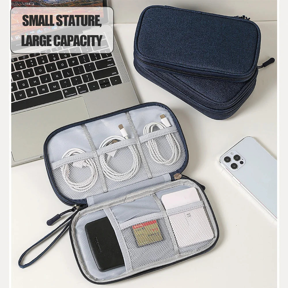 Travel Cable and Tech Accessories Organizer