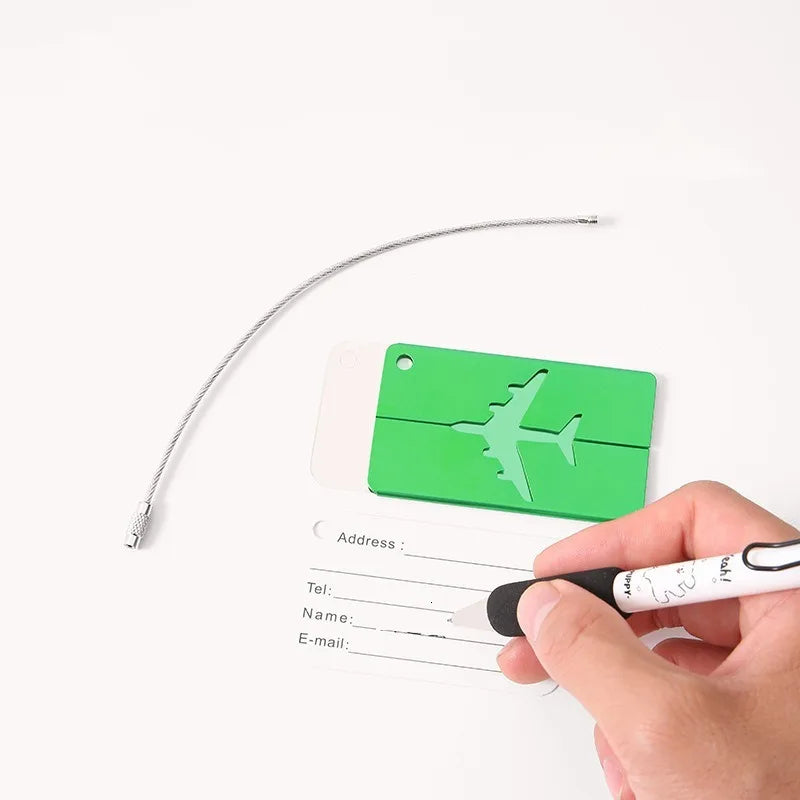Aluminum Luggage Tag