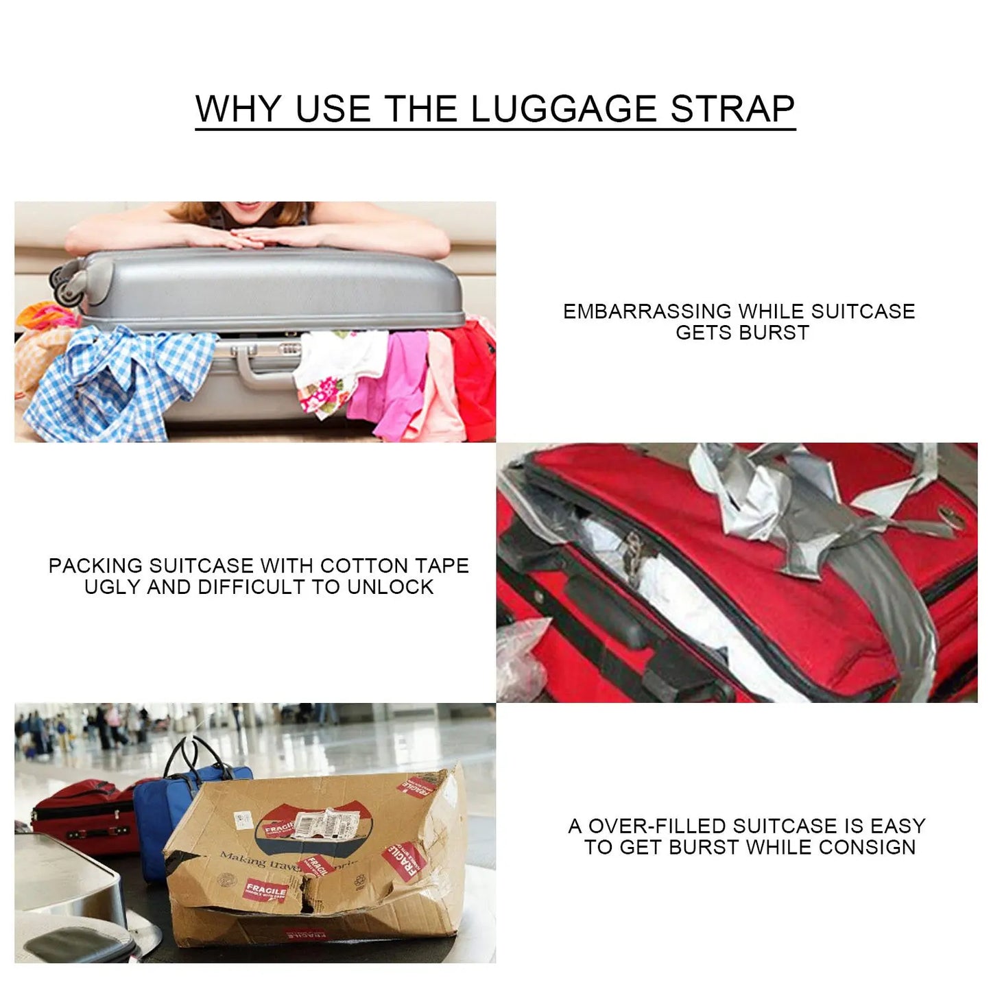 Adjustable Luggage Strap