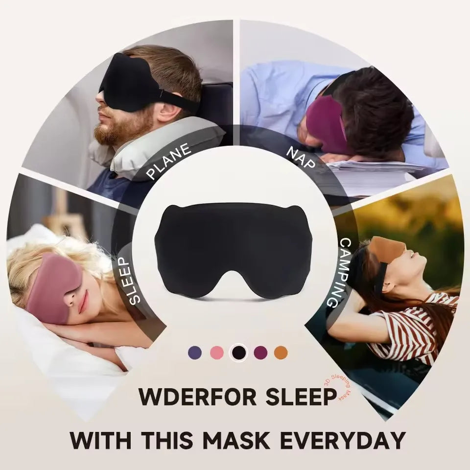 3D Sleep Mask for Travel
