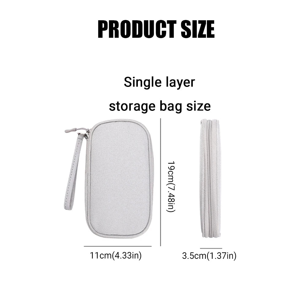 Travel Cable and Tech Accessories Organizer