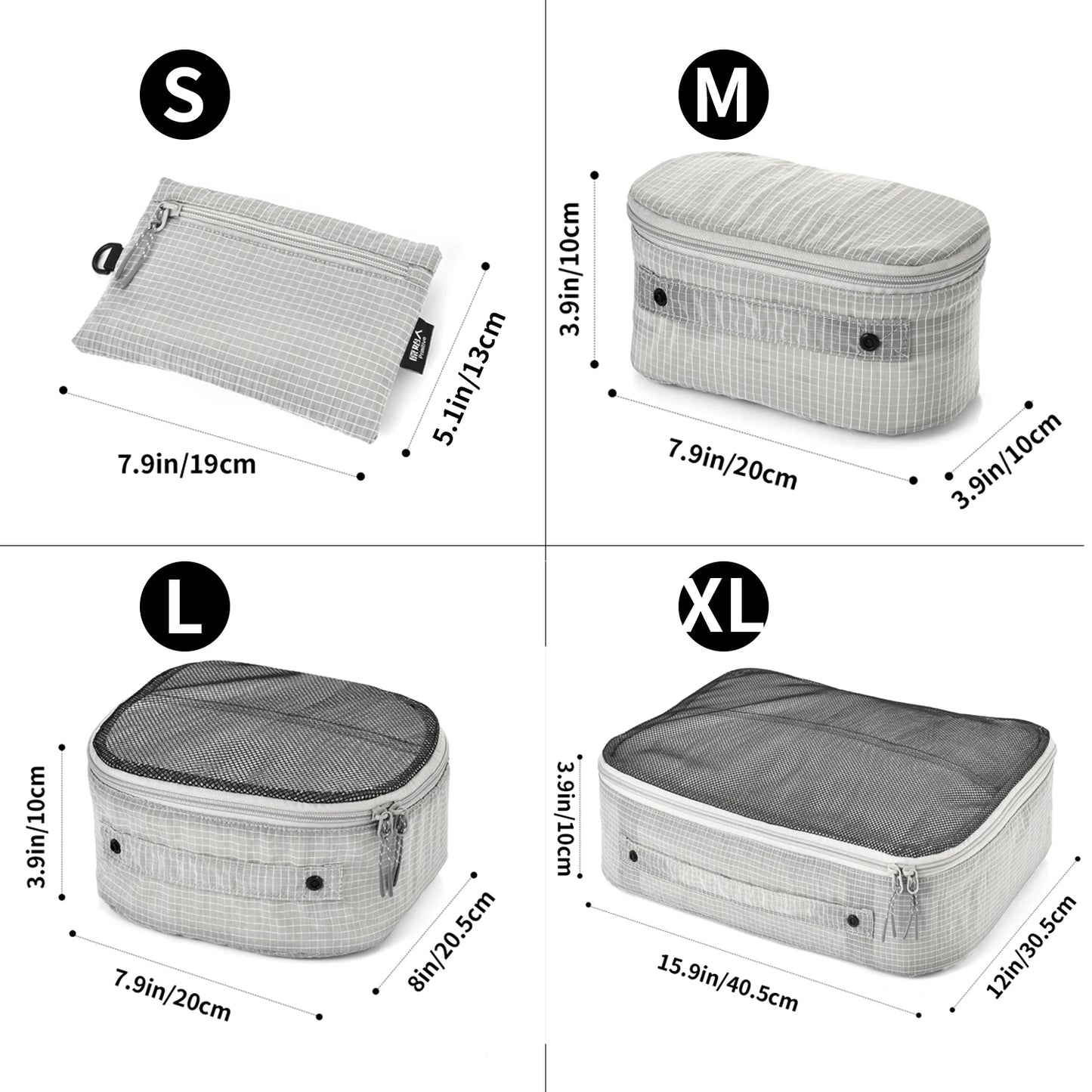 Compression Packing Cubes Set